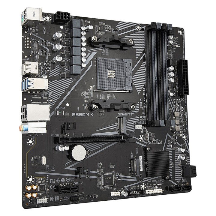 GIGABYTE B550M K Socket AM4 Gigabyte Maroc