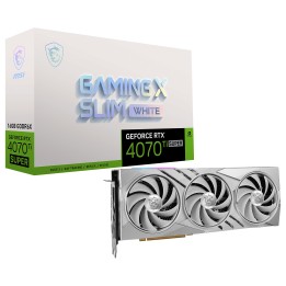 MSI GeForce RTX 4070 TI SUPER 16G GAMING X SLIM WHITE Cartes graphi...