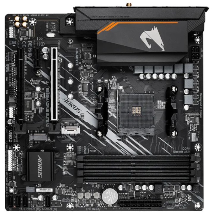 Gigabyte B550M AORUS ELITE AX Socket AM4 Gigabyte Maroc