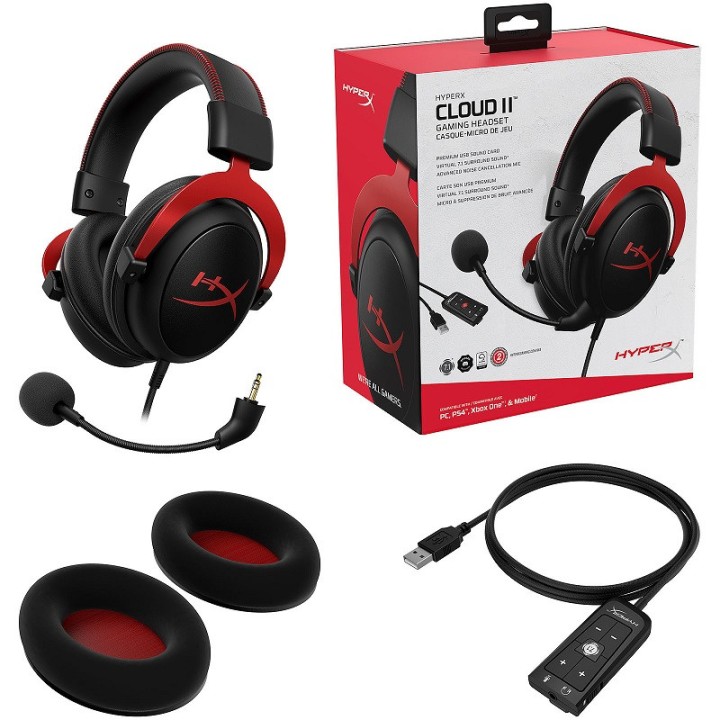 HyperX Cloud II (Rouge) Casques HyperX Maroc