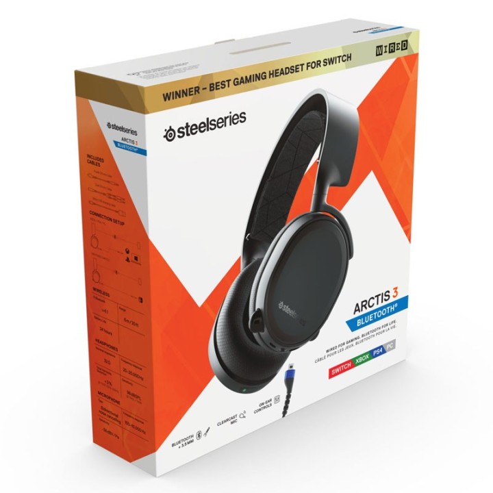 SteelSeries Arctis 3 Bluetooth 2019 (noir) Casques SteelSeries Maroc