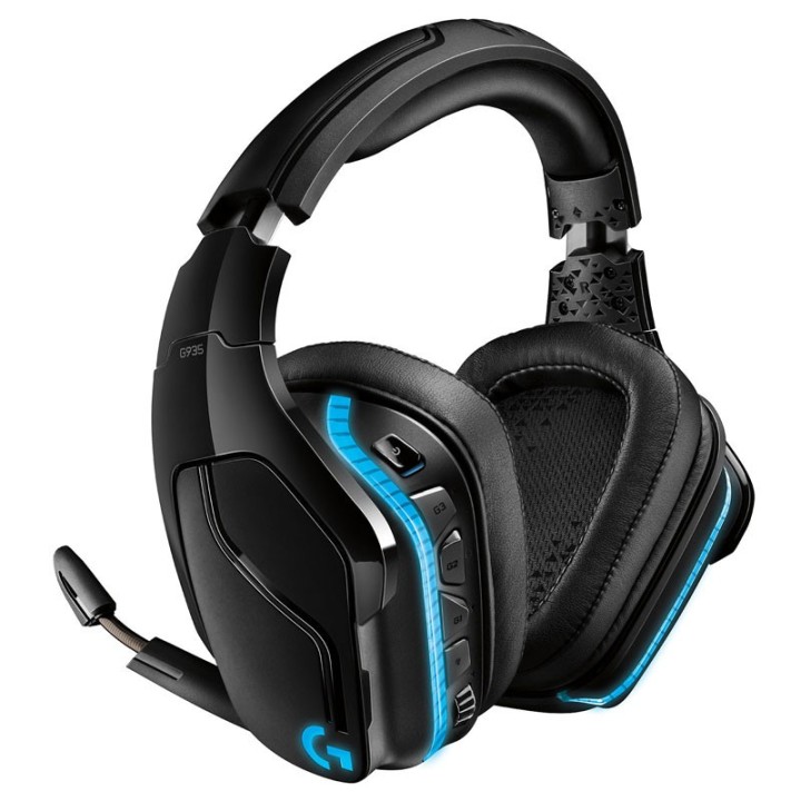 Logitech G935 Wireless 7.1 Surround Lightsync RGB Headset (Noir) Ca...