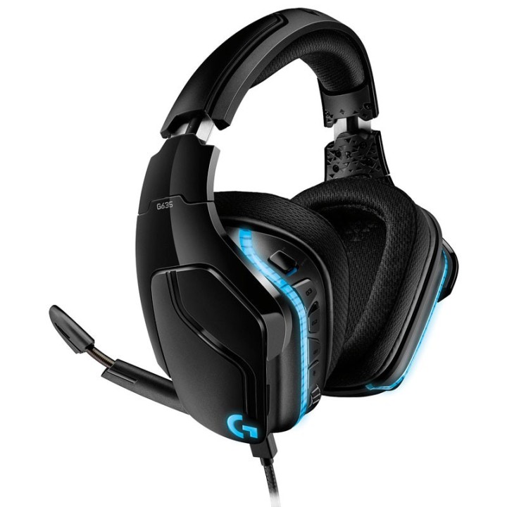Logitech G635 Gaming Lightsync 7.1 (Noir) Casques Logitech Maroc