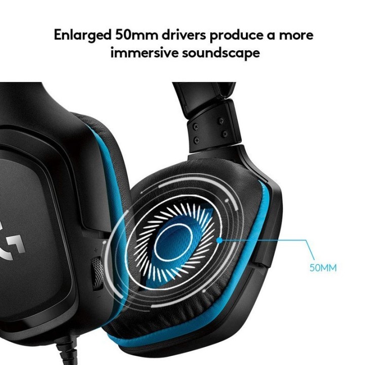 Logitech G432 7.1 Surround Sound Casques Logitech Maroc