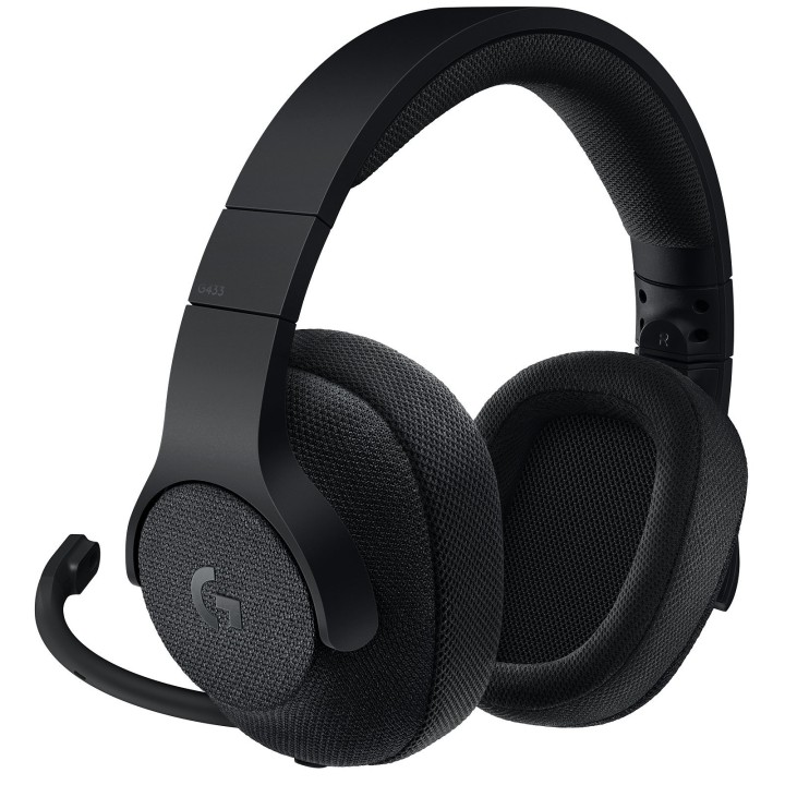 Logitech G433 7.1 Surround Sound Wired Gaming Headset Noir Casques ...