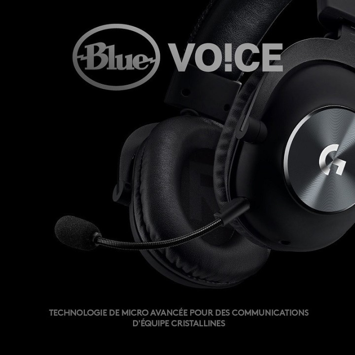 Logitech G Pro X Gaming Headset (Noir) Casques Logitech Maroc