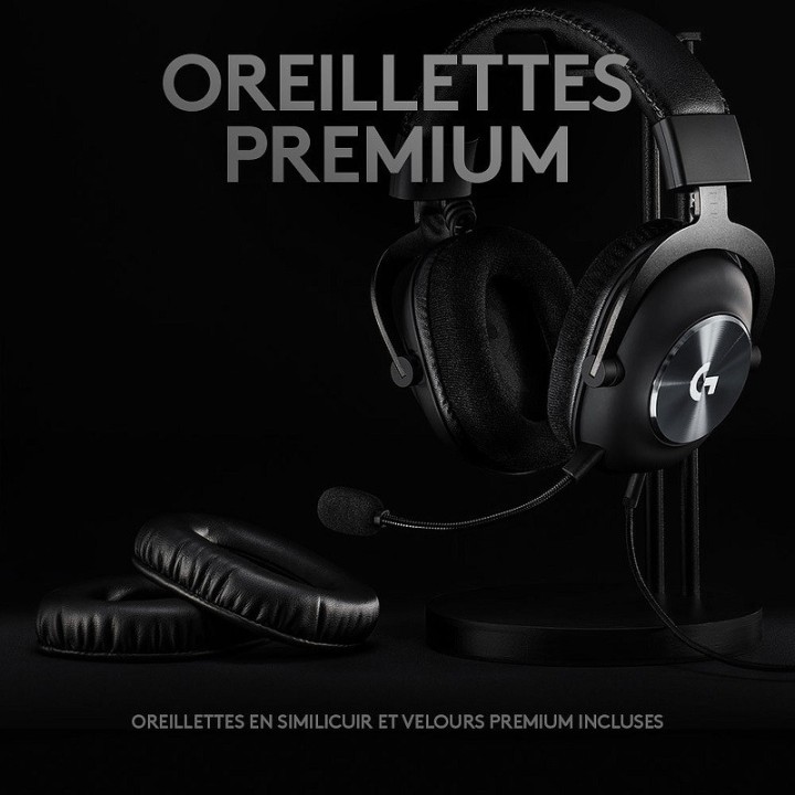 Logitech G Pro X Gaming Headset (Noir) Casques Logitech Maroc