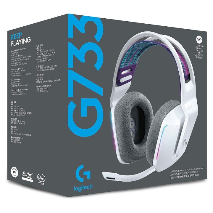 Logitech G733 Lightspeed (Blanc) Casques Logitech Maroc