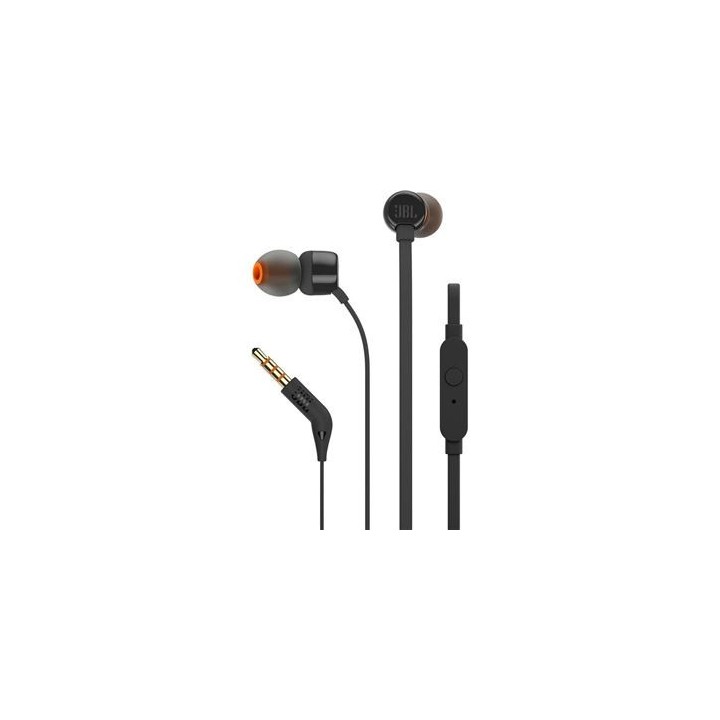 JBL Ecouteurs T110 Noir Casques JBL Maroc