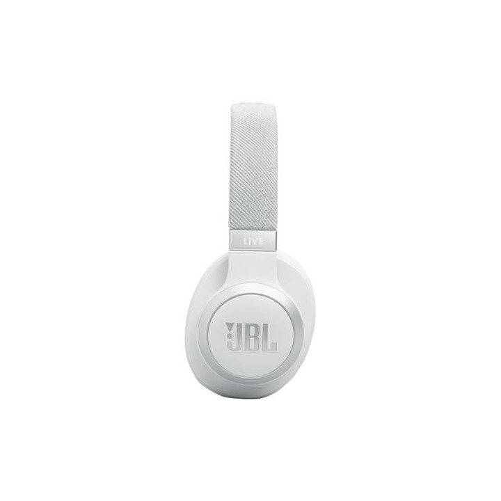 JBL Headphone LIVE 770 NC White Casques JBL Maroc