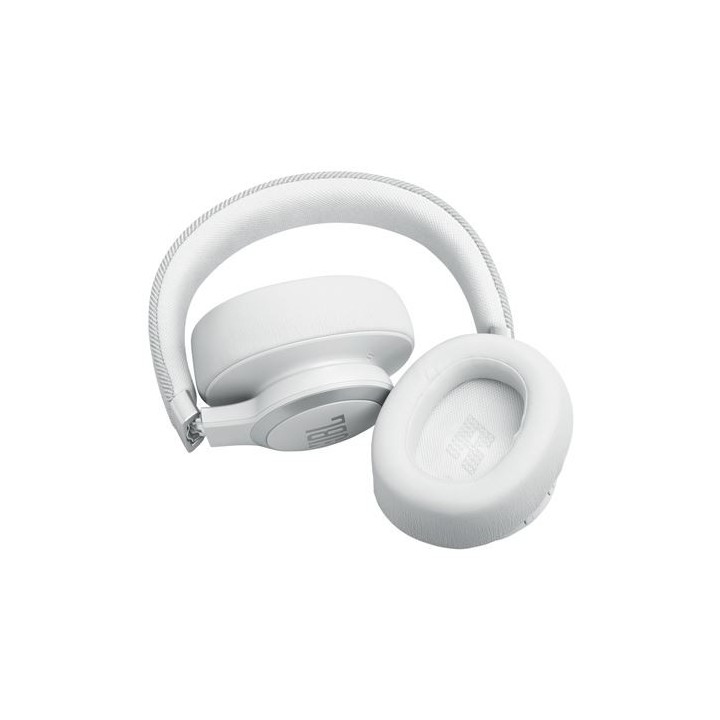 JBL Headphone LIVE 770 NC White Casques JBL Maroc