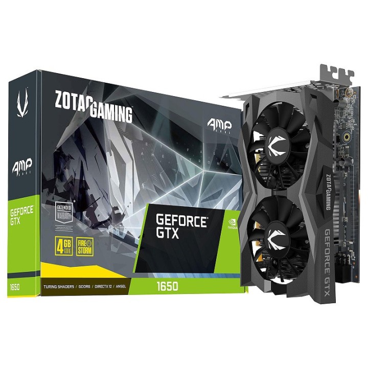 ZOTAC GeForce GTX 1650 AMP CORE 4GB GDDR6 Cartes graphiques Zotac M...