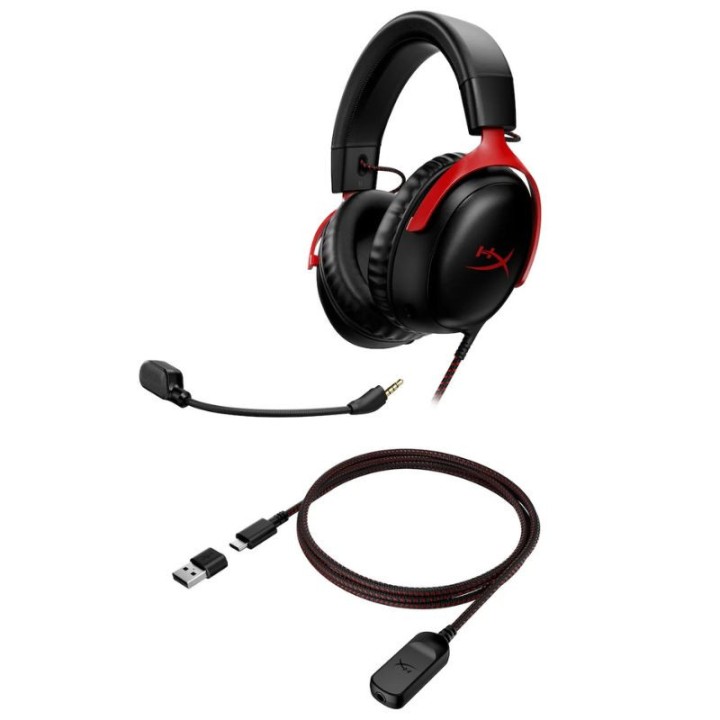 HyperX Cloud III Black-Red Casques HyperX Maroc
