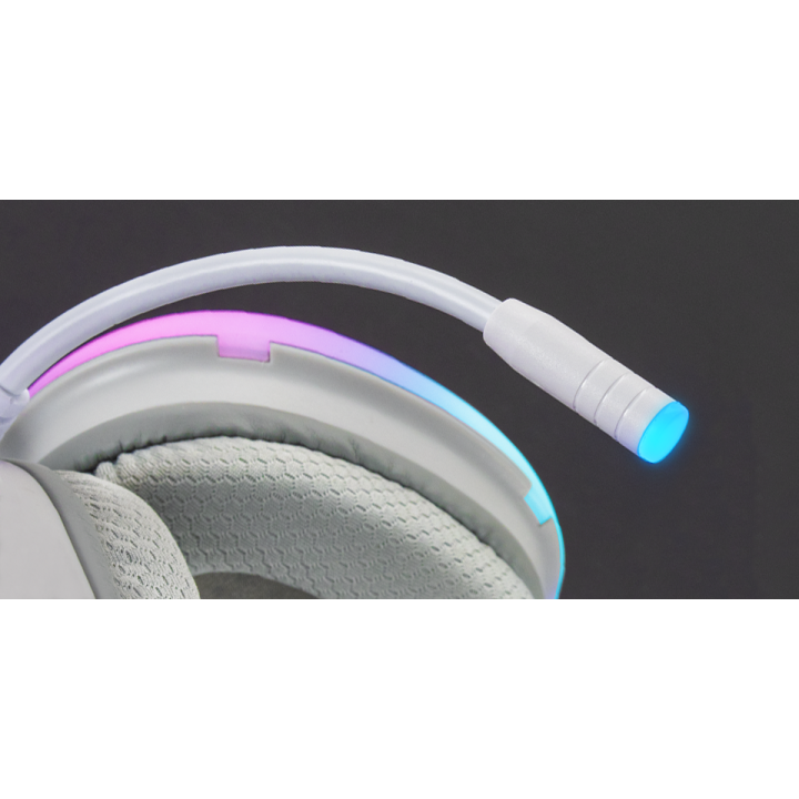 Mars Gaming MH-GLOW Chroma White Casques Mars Gaming Maroc