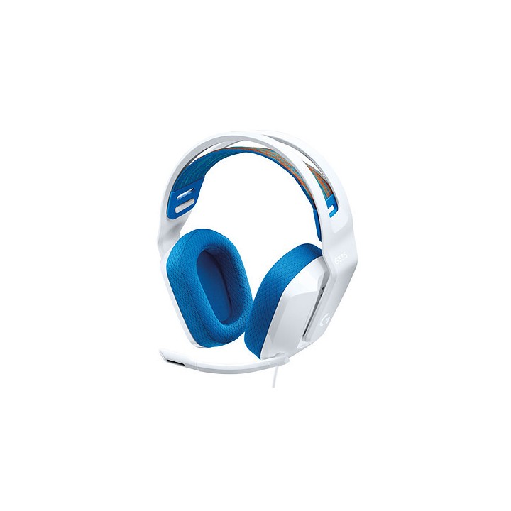 Logitech G G335 (Blanc) Casques Logitech Maroc