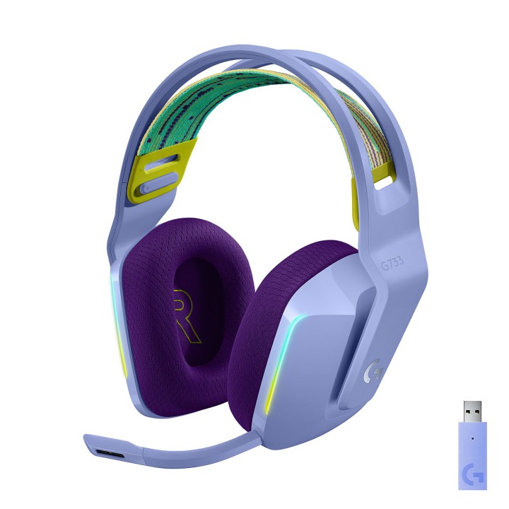 Logitech G733 Lightspeed (Lilac) Casques Logitech Maroc