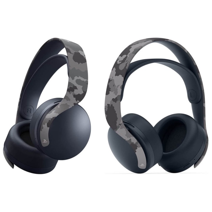 Casque Playstation Micro sans Fil Pulse 3D (Gris Camouflage) Casque...