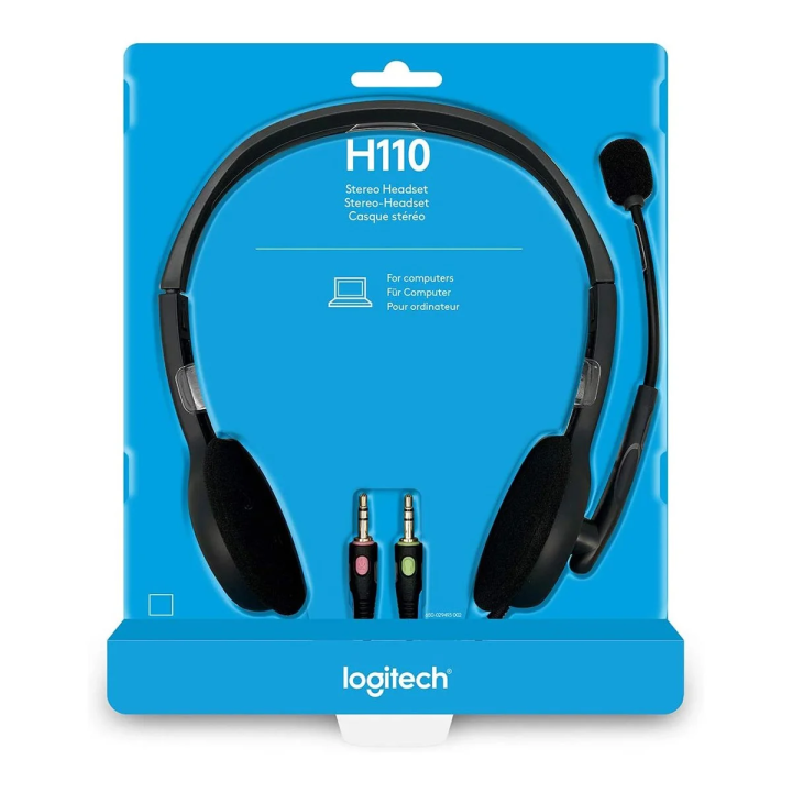 Logitech Stereo Headset H110 Casques Logitech Maroc