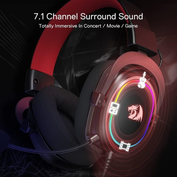 Redragon H510 Zeus-X RGB Wired Gaming Headset Casques Redragon Maroc