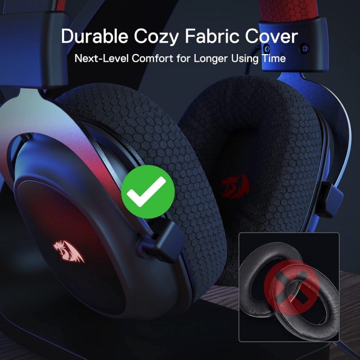 Redragon H510 PRO Zeus-X RGB Wireless Gaming Headset Casques Redrag...