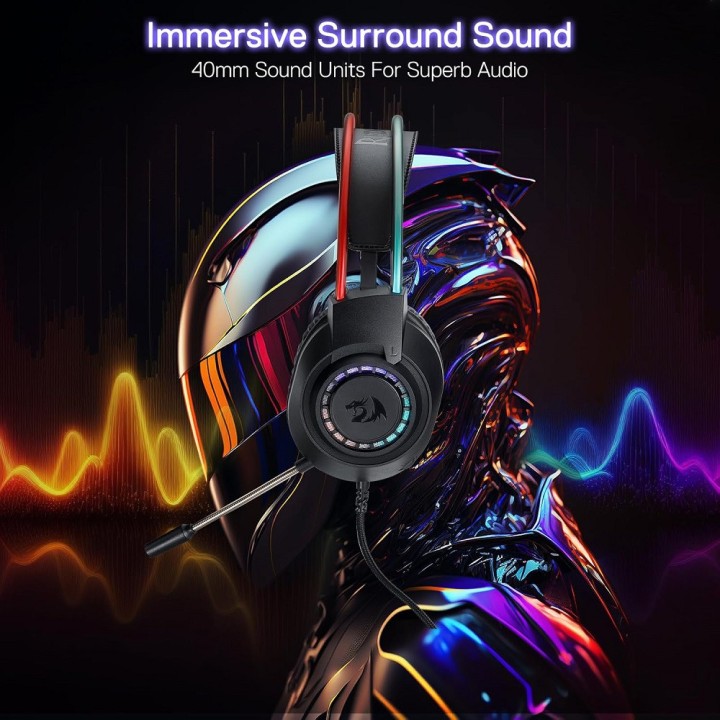 Redragon H231 Scream Wired Gaming Headset Casques Redragon Maroc