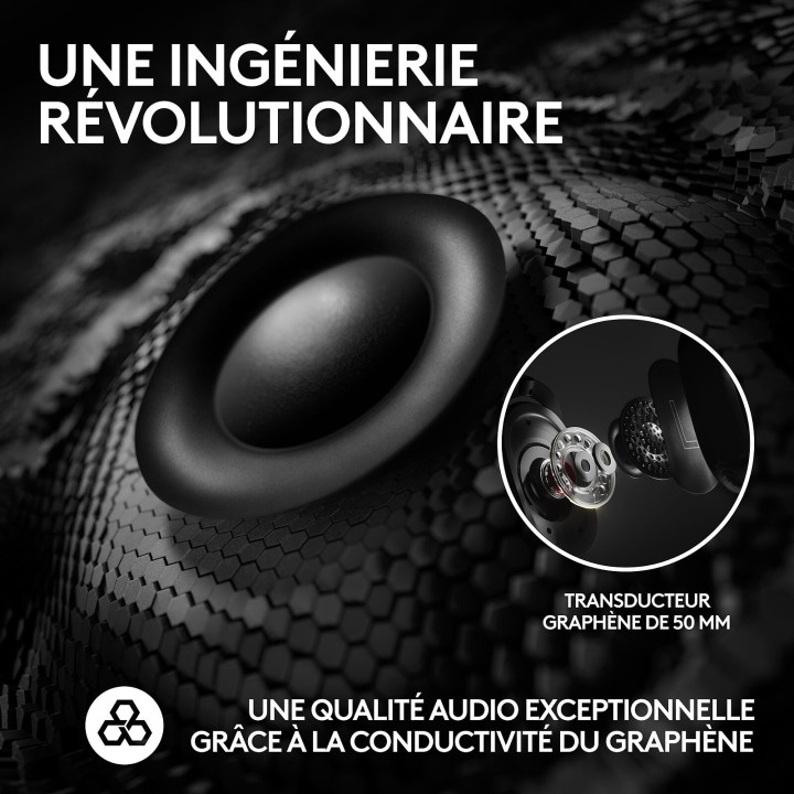 Logitech G Pro X 2 Lightspeed (Black) Casques Logitech Maroc