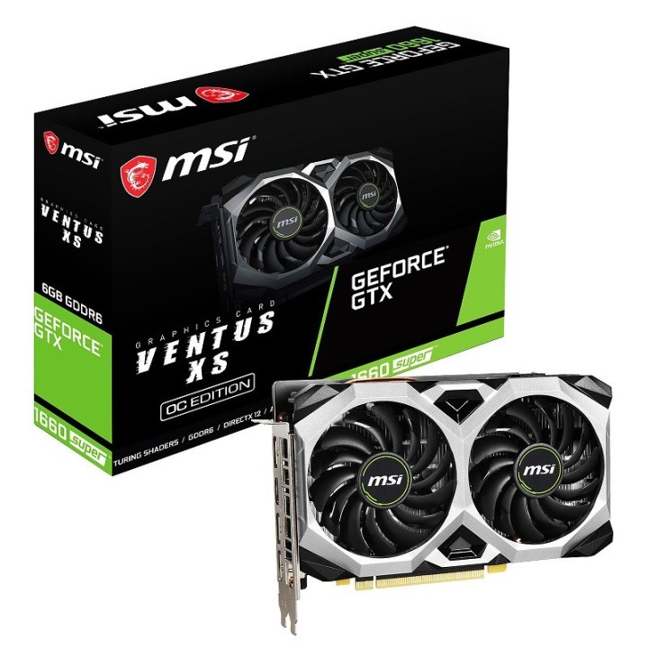 MSI GeForce GTX 1660 SUPER VENTUS XS OC 6GB GDDR6 Cartes graphiques...