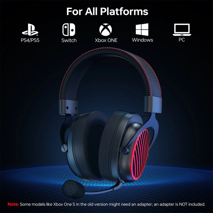 Redragon H540 Luna Wired Gaming Headset Casques Redragon Maroc