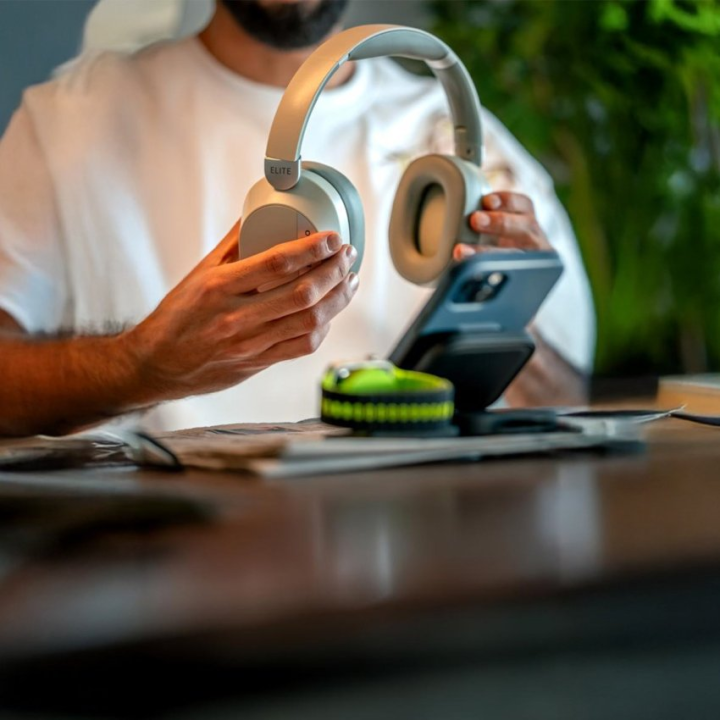 Maestro ELITE Bluetooth Casque - Cream Casques Goui Maroc