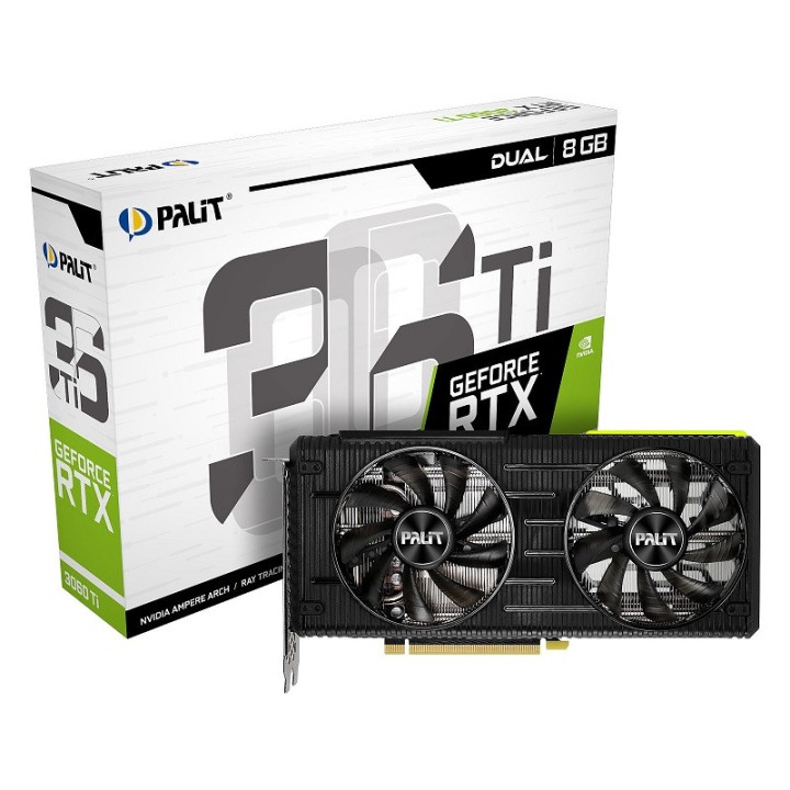 Palit GeForce RTX 3060 Ti Dual LHR 8GB GDDR6 NVIDIA Palit Maroc