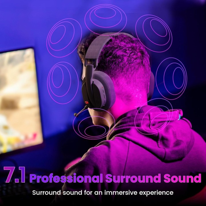 Redragon LUCE H888 Wireless Gaming Headset Casques Redragon Maroc