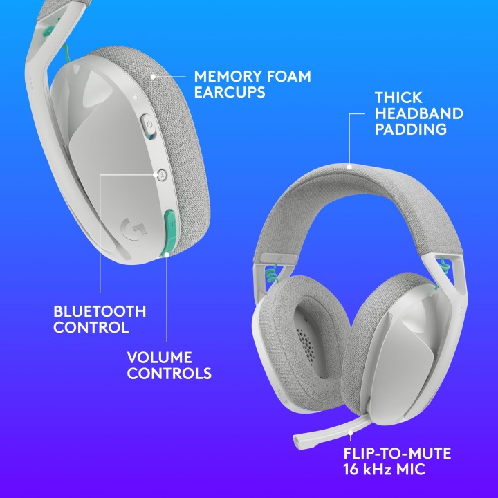 Logitech G321 Lightspeed Blanc Casques Logitech Maroc