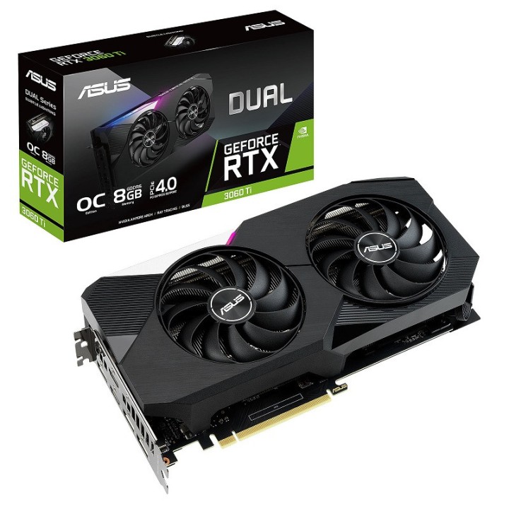 ASUS GeForce RTX Dual 3060 Ti OC 8GB GDDR6 Cartes graphiques ASUS M...
