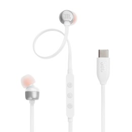 JBL Ecouteurs Tune 310C Blanc Casques JBL Maroc