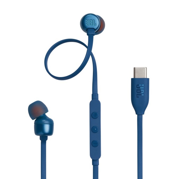 JBL Ecouteurs Tune 310C Bleu Casques JBL Maroc