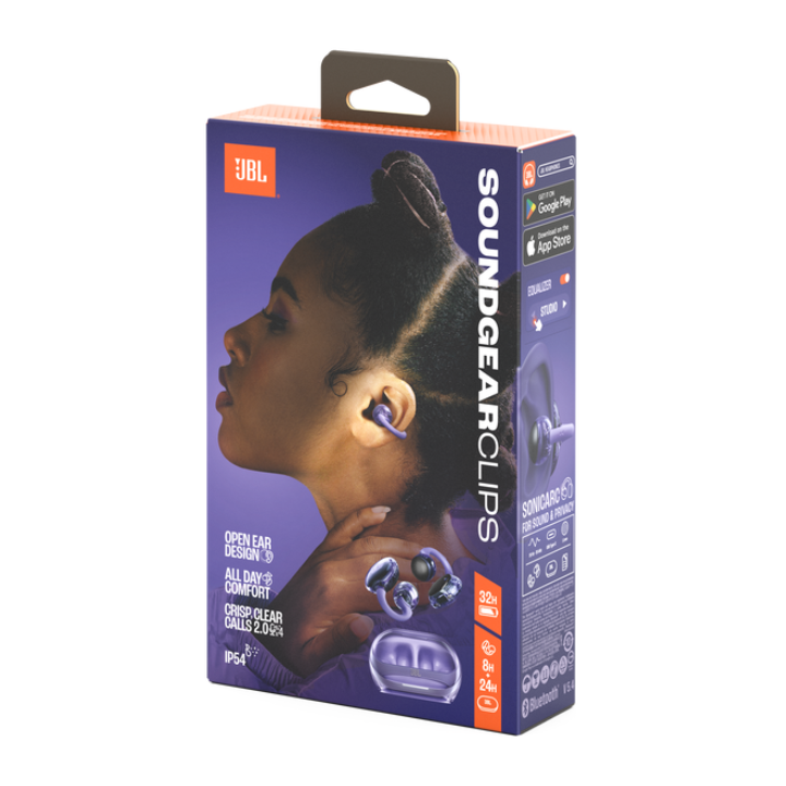 JBL Ecouteurs Soundgear Clips Violet Casques JBL Maroc