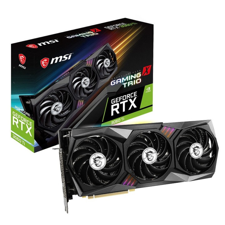 MSI RTX 3060 TI GAMING X TRIO 8GB GDDR6 Cartes graphiques MSI Maroc
