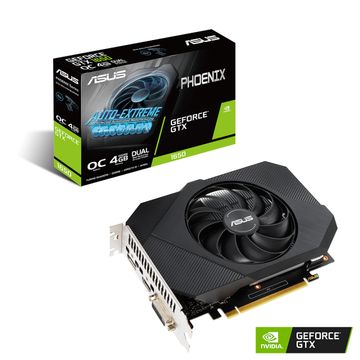 Asus GeForce GTX 1650 Phoenix OC 4GB GDDR6 Cartes graphiques ASUS M...