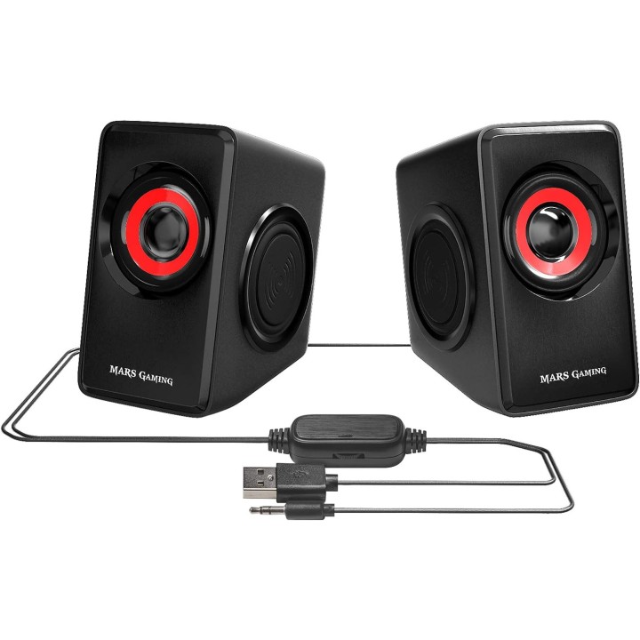 Mars Gaming Speakers MS1 Enceinte PC Mars Gaming Maroc