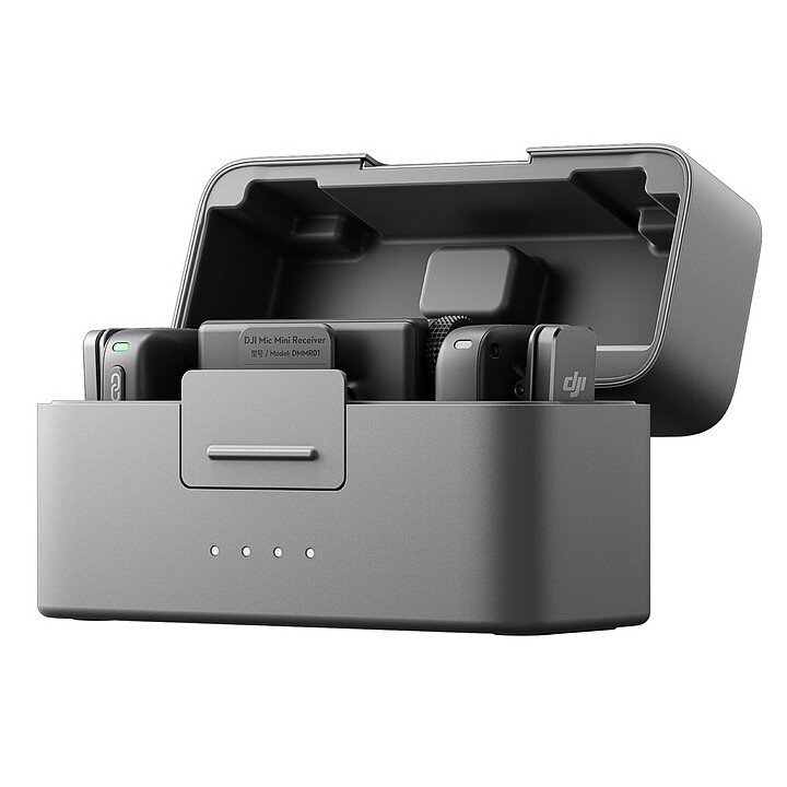 DJI Mic Mini (2 TX + 1 RX ) + BOITIER DE RECHARGE Webcams DJI Maroc