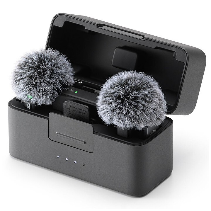 DJI Mic Mini (2 TX + 1 RX ) + BOITIER DE RECHARGE Webcams DJI Maroc