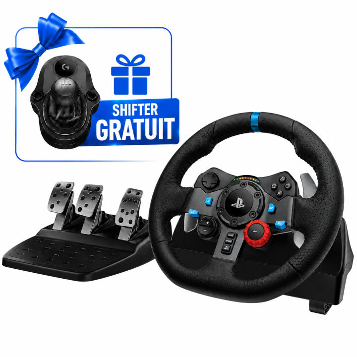 BUNDLE Logitech G29 Driving Force + Logitech G Driving Force Shifte...