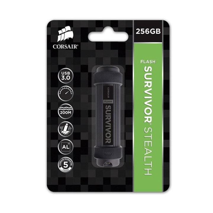 Corsair Flash Survivor Stealth 3.0 256 Go Clés USB Corsair Maroc