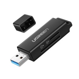 Ugreen Lecteur carte mémoire SD/TF USB 3.0 (2en1) Noir (40752) Clés...