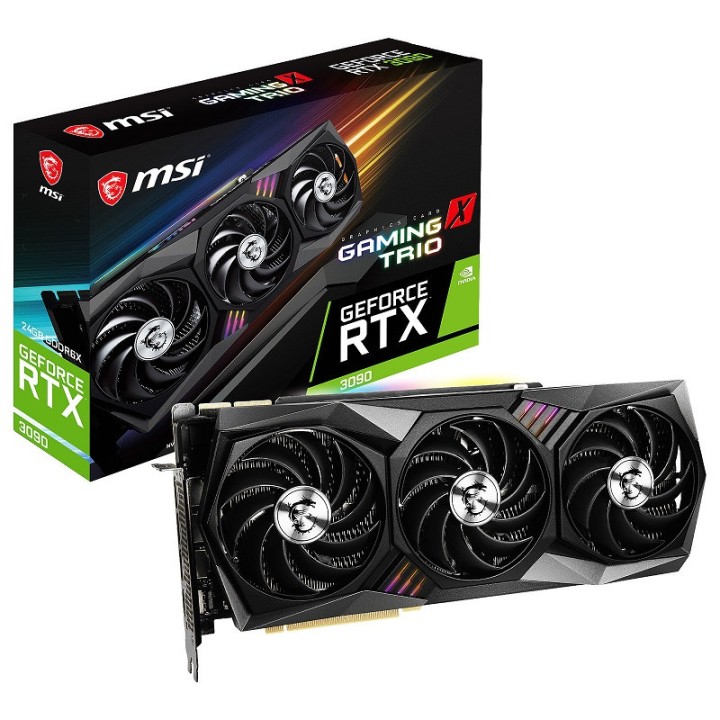 MSI GeForce RTX 3090 GAMING X TRIO 24GB GDDR6X Cartes graphiques MS...