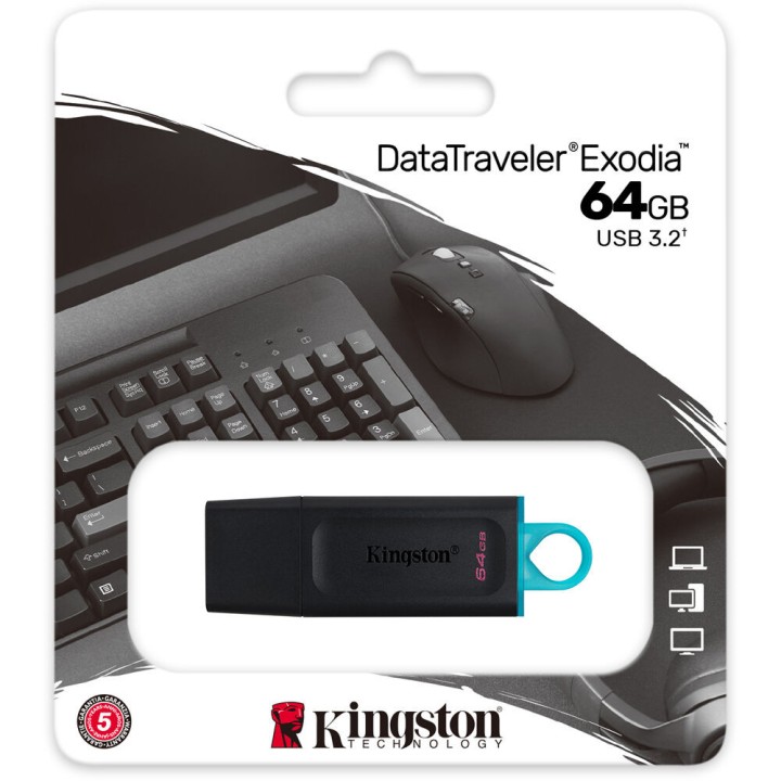 Clé USB Kingston 64GB DataTraveler Exodia Clés USB Kingston Maroc