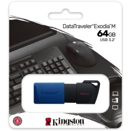 Clé USB Kingston 64GB DataTraveler Exodia M USB Clés USB Kingston M...