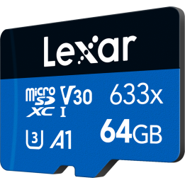 Lexar Haute Performance 64 Go 633x microSDXC UHS-I Disques durs ext...