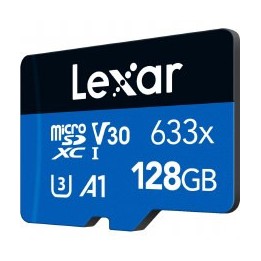 Lexar Haute Performance 128 Go 633x microSDXC UHS-I Disques durs ex...