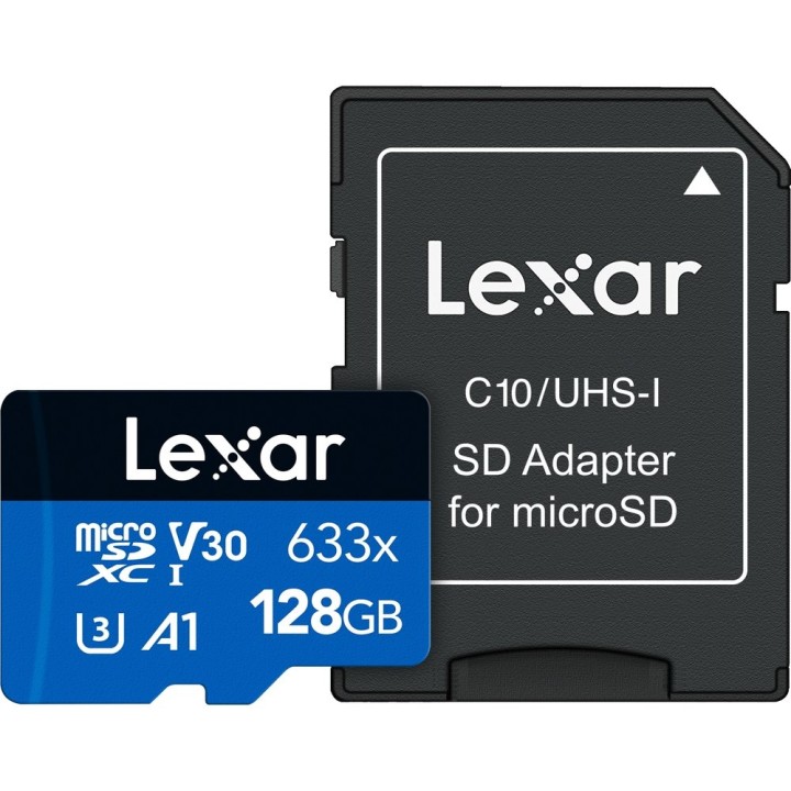 Lexar Haute Performance 128 Go 633x microSDXC UHS-I Disques durs ex...